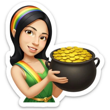 Rainbow Road sticker