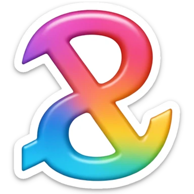 Emoji word “Metafora”, each letter as a metaphor, glossy emoji style, bright gradient, rounded vector, transparent background, PNG sticker