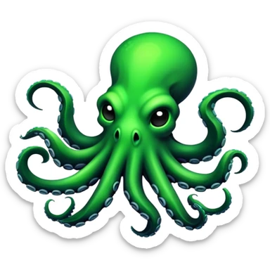 Tintenfisch gaming Logo für Twitch mit Namen Kanterix drin sticker