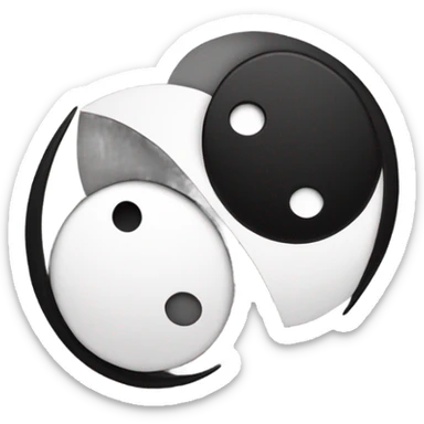 Yinyang sticker