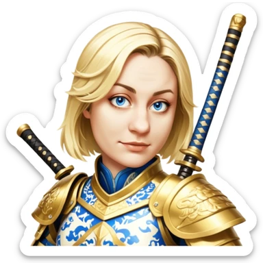 Golden Samurai sticker