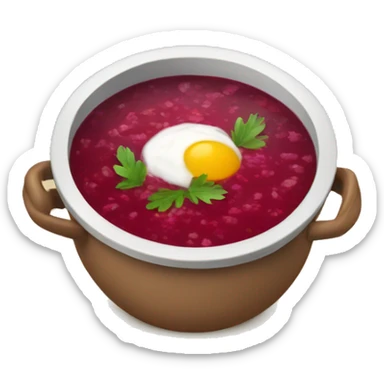 cold borscht sticker
