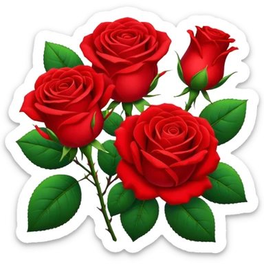 rosas sticker