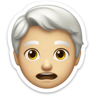 Gretta Thumberg very angry sticker