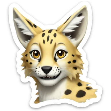 Sergal-Serval sticker