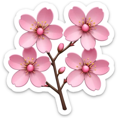 cherry blossom sticker
