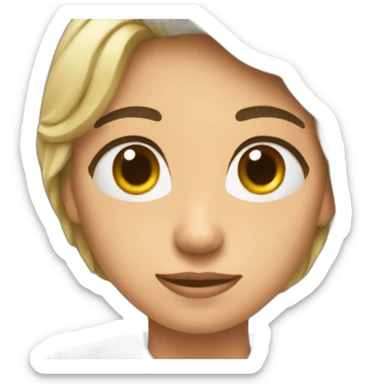 Enfermera morena sticker