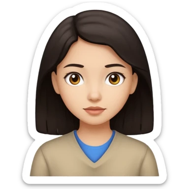 Ragazza mora sticker