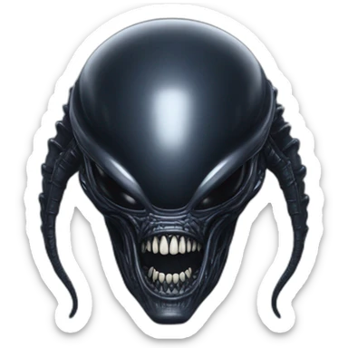 xenomorph of alien sticker