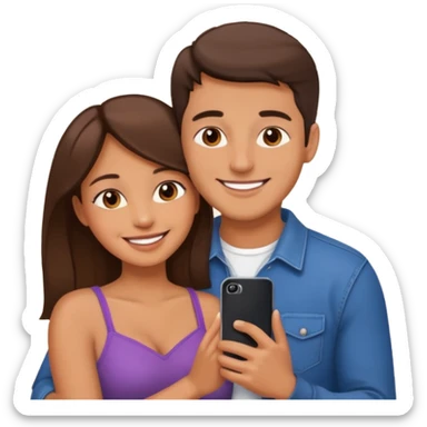 couple photo romantic inside phone wallpaper  sticker