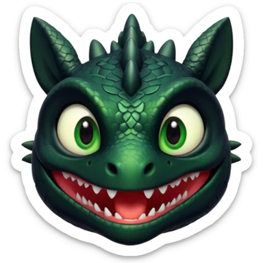 Dragón chimuelo sticker