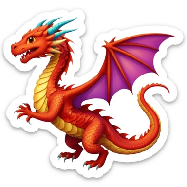 Flying Dragon in Baku sticker