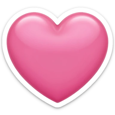 Coração rosa sticker
