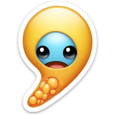 smiling reproductive cell sticker