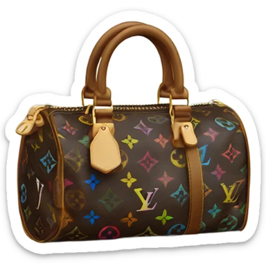 Multicolor Louis Vuitton bag sticker