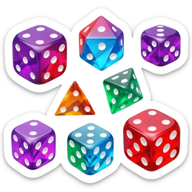 dnd dice sticker