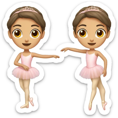 ballet girl sticker