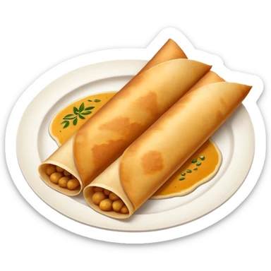 South Indian dosa sticker