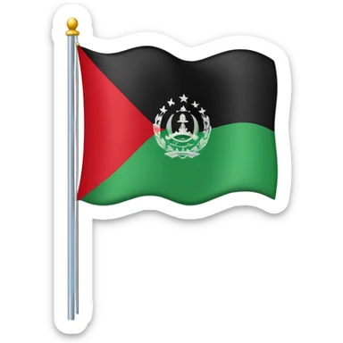 Afghanistan flag sticker