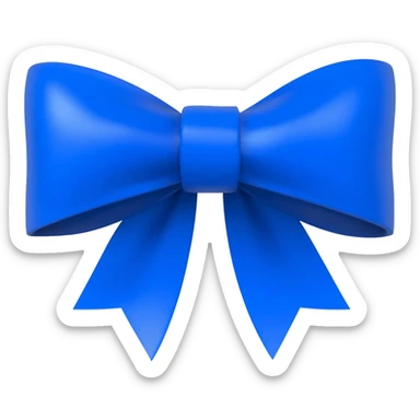 Lazo azul sticker