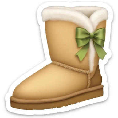 Uggs with bows sticker