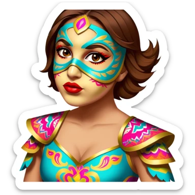 Luchador sticker