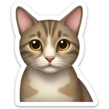 gato amoroso sticker