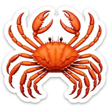 Female Alaska king crab  sticker