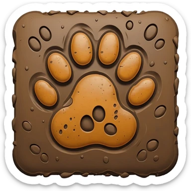 paw print sticker