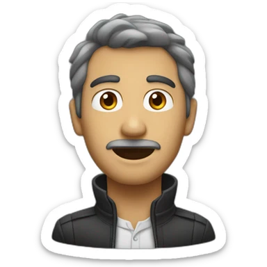 homme qui goûte quelque chose sticker