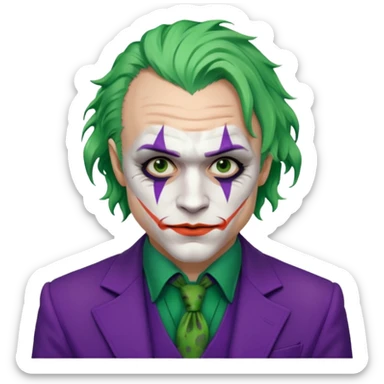 heath ledger joker sticker