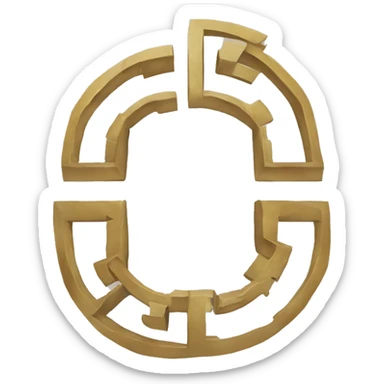 Ancient Greek Key, AFK sticker