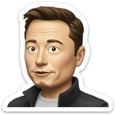 Elon musk who smoke weed sticker