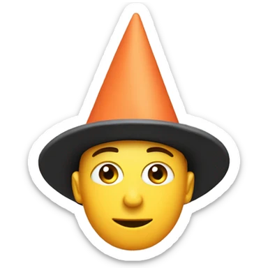 Coworker with dunce hat  sticker