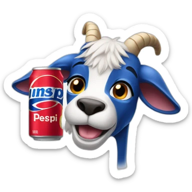 Lionel pepsi with a goat sticker