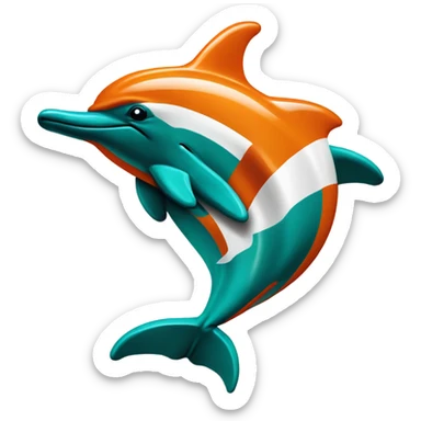 Miami dolphins sticker