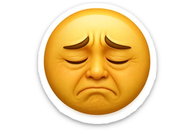 emoji stile iphone che riguarda l'argomento "stipsi/andrò al bagno oggi?", iperrealistico 4k sticker