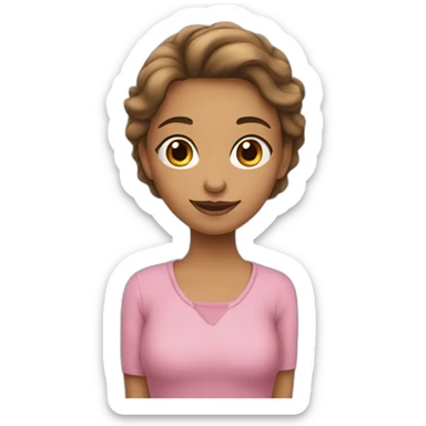 Une fille qui fait la vaiselle sticker