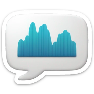 Imagine an emoji where the upward-trending graph is integrated within the speech bubble, symbolizing the fusion of financial insights and messaging communication. sticker