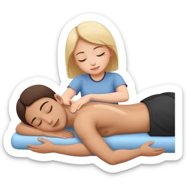 Back massage sticker