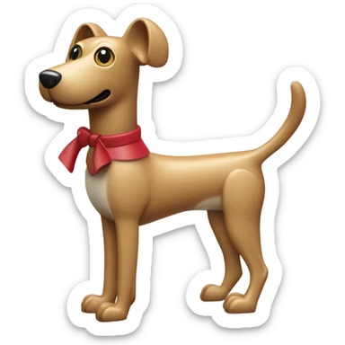 Dog nutcracker sticker