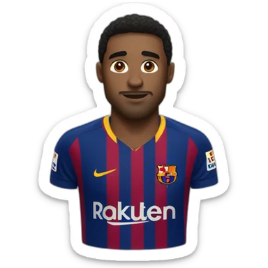 Fc barcelona player sticker