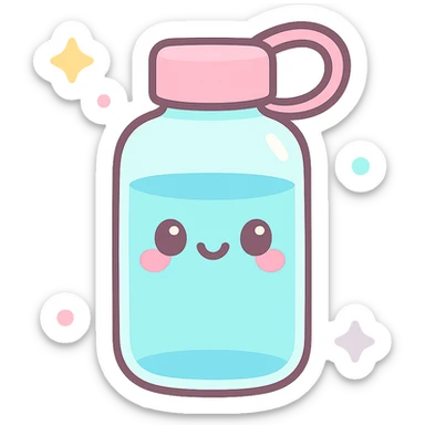 a water bottle sticker