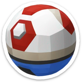 pokeball grade serveur minecraft  sticker