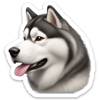 Malamute de Alaska sticker
