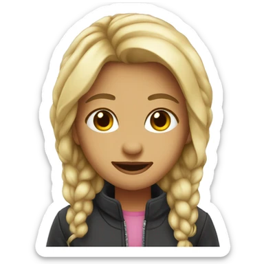 im just a girl sticker