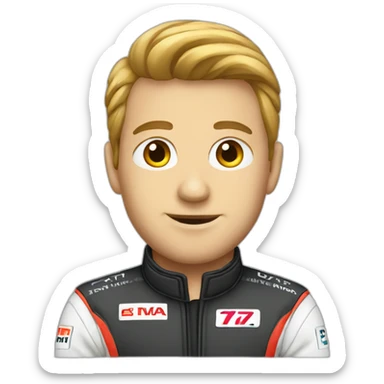 Racing Car Driver  sticker