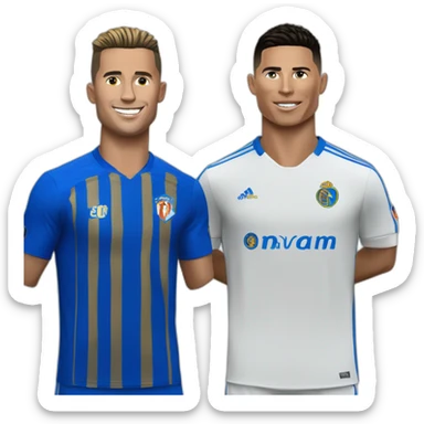 Ronaldo and Getafe CF sticker