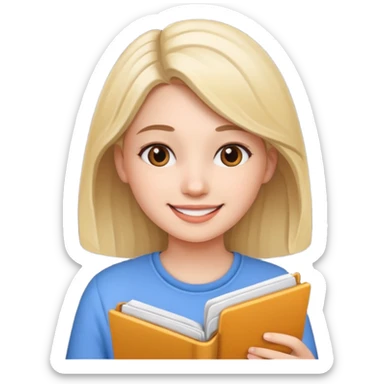 Planning life girl sticker