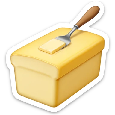 stick of butter sticker